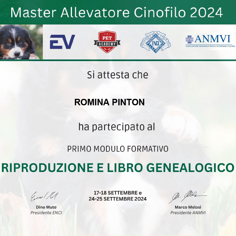 Master Allevatore Cinofilo